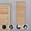 Alfombra de bambú natural de 60x200 cm