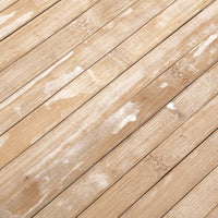 Alfombra de bambú natural de 60x200 cm