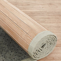 Alfombra de bambú natural de 60x200 cm