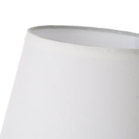 Lámpara de mesa de cerámica blanca