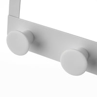 Perchero de puerta blanco 4 colgadores