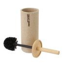 Escobilla de baño beige de resina