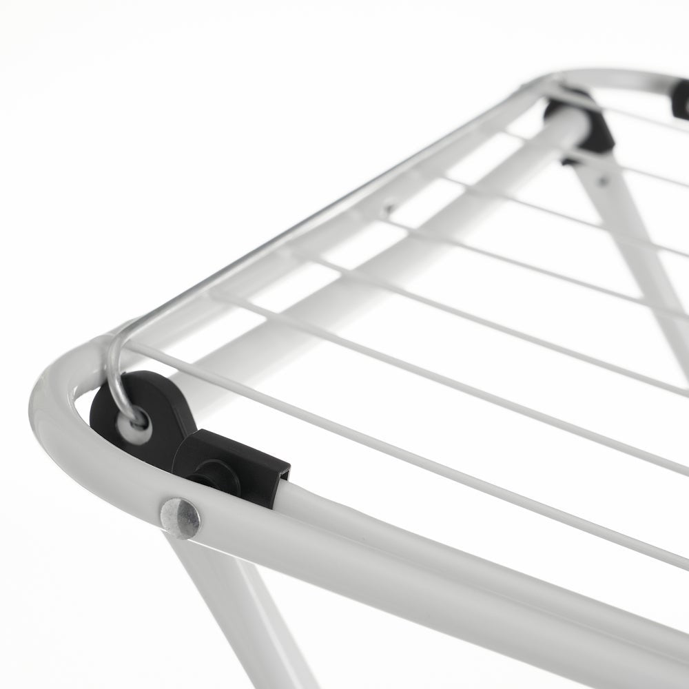 Tendedero plegable con alas blanco