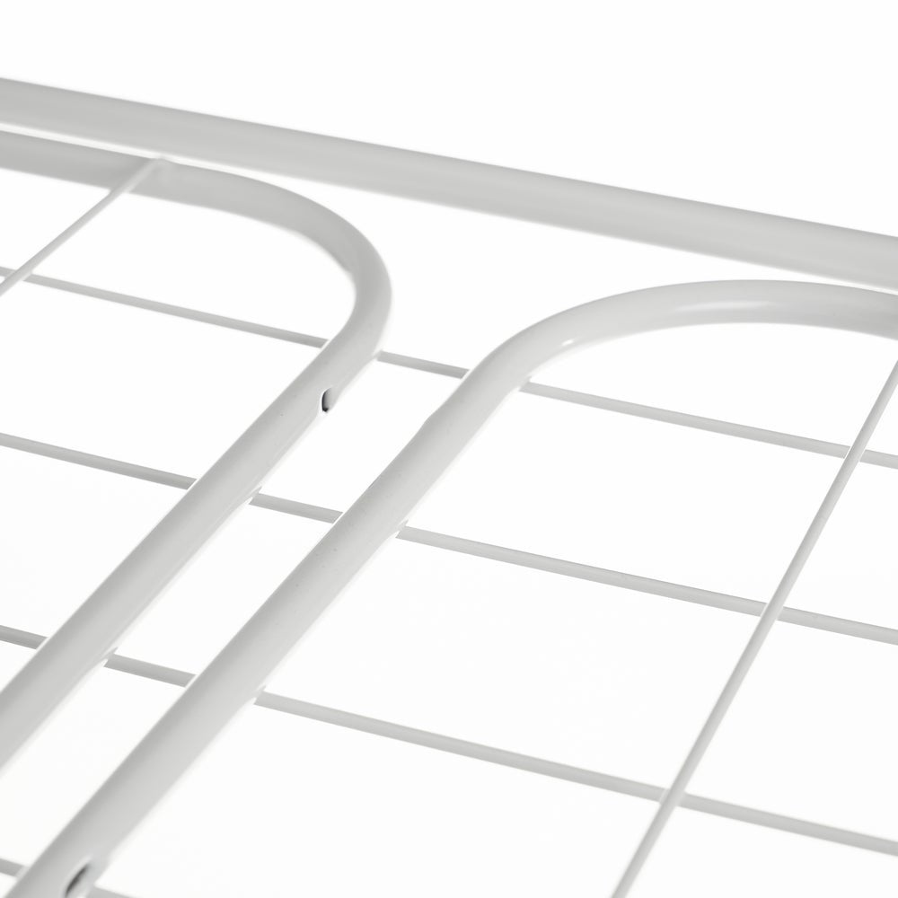 Tendedero plegable con alas blanco