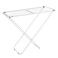 Tendedero plegable con alas blanco