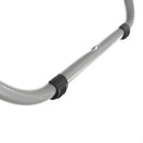 Tendedero plegable con alas gris de metal de 182x95x47 cm