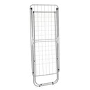 Tendedero plegable con alas gris de metal de 182x95x47 cm