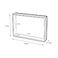 Tapa contador laminado pintado a mano