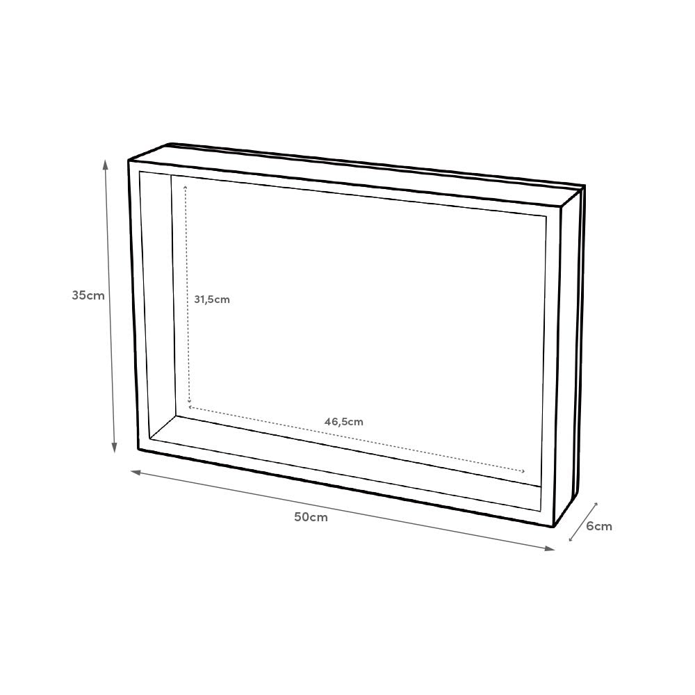 Tapa contador laminado pintado a mano