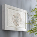 Tapa contador blanca