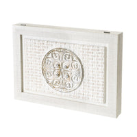 Tapa contador blanca