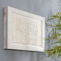 Tapa contador laminado blanco roto