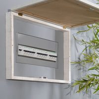 Tapa contador laminado blanco roto