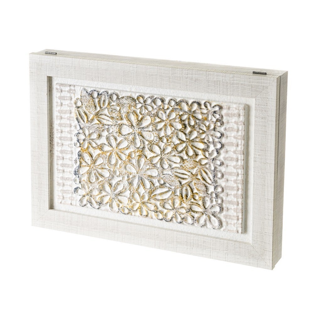 Tapa contador laminado blanco roto