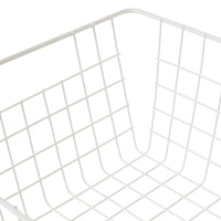 Set de 2 cestas de cocina blancas