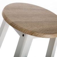 Pack de 2 taburetes de cocina de madera de 54 cm