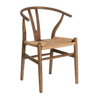 Pack de 4 sillas de comedor Ming marrón oscuro