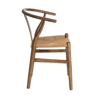 Pack de 4 sillas de comedor Ming marrón oscuro