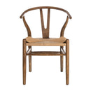 Pack de 4 sillas de comedor Ming marrón oscuro