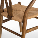 Pack de 4 sillas de comedor Ming marrón oscuro