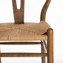 Pack de 4 sillas de comedor Ming marrón oscuro