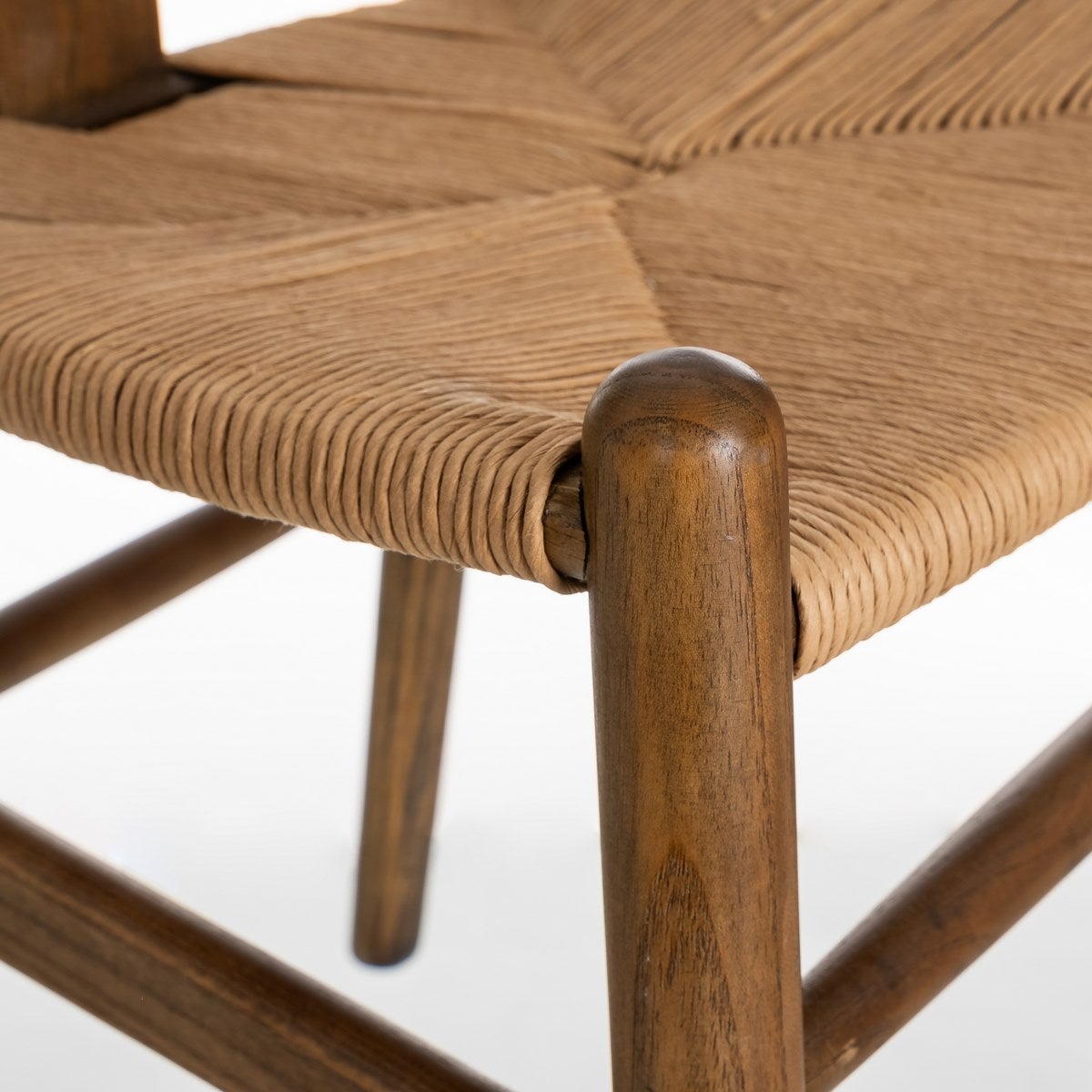 Pack de 4 sillas de comedor Ming marrón oscuro