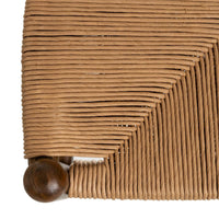 Pack de 4 sillas de comedor Ming marrón oscuro