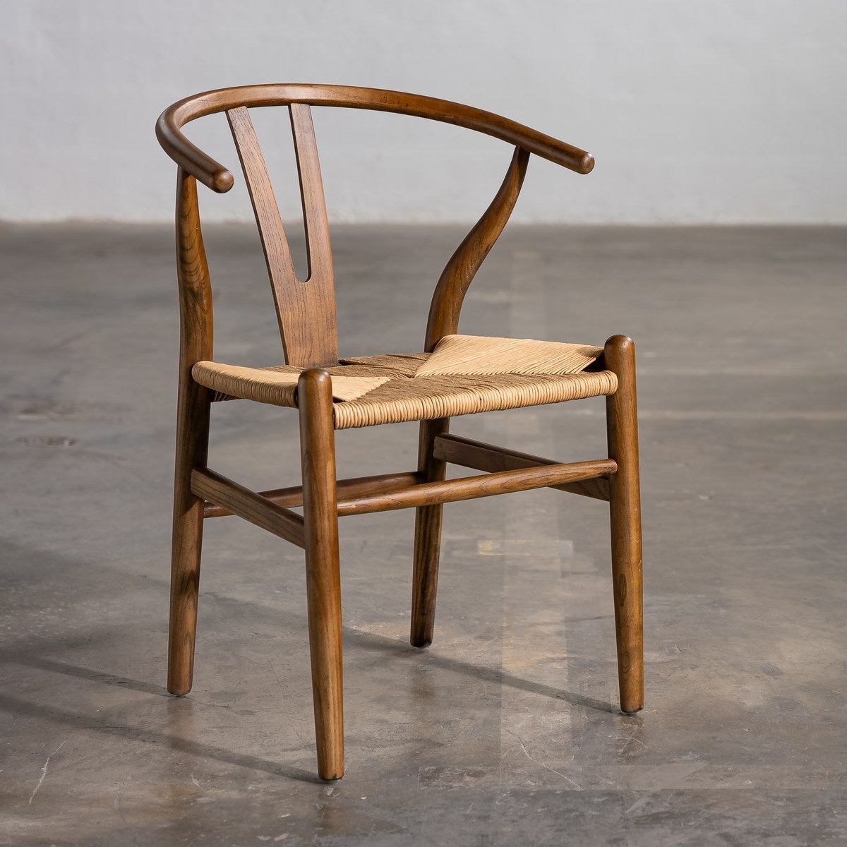 Pack de 4 sillas de comedor Ming marrón oscuro