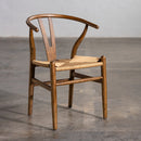 Pack de 4 sillas de comedor Ming marrón oscuro