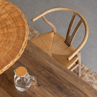 Pack de 4 sillas de comedor Ming marrón