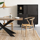 Pack de 4 sillas de comedor Ming marrón