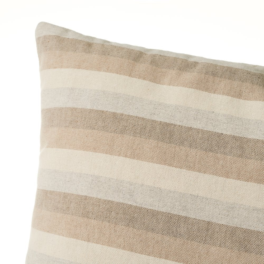 Set de 5 cojines beige de algodón de 45x45 cm con relleno