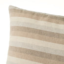 Set de 5 cojines beige de algodón de 45x45 cm con relleno