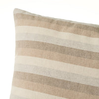 Set de 5 cojines beige de algodón de 45x45 cm con relleno