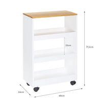 Carro de cocina con ruedas