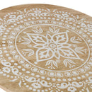 Set de 2 mesas auxiliares con mandala