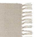 Set de 3 alfombras de flecos de algodón natural de 50x80 cm -
