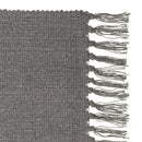 Set de 3 alfombras de flecos de algodón natural de 50x80 cm -