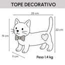 Set de 2 topes de puerta Gatos