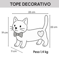 Set de 2 topes de puerta Gatos