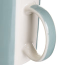 Juego de 4 tazas mug combinadas azules de cerámica de 340 ml