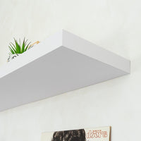 2 estantes flotantes de 120 cm