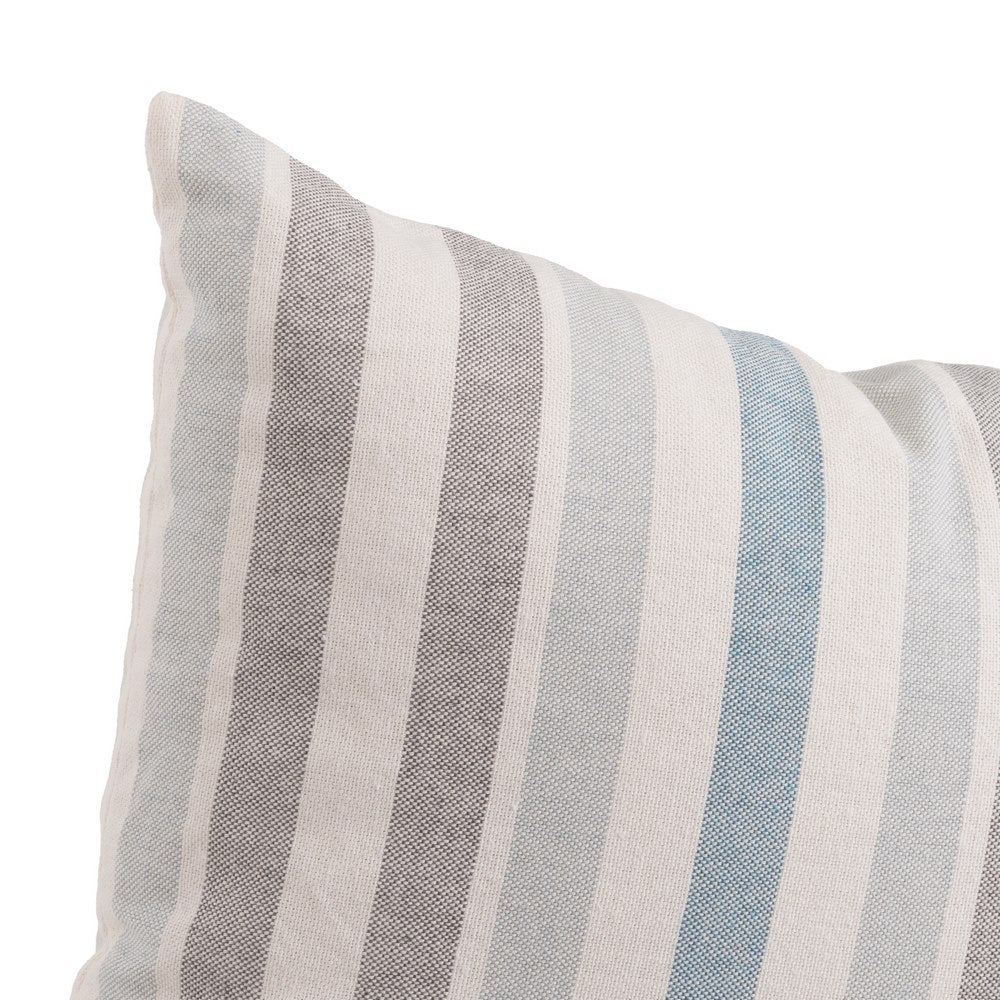 Set de 5 cojines azul de algodón de 45x45 cm con relleno