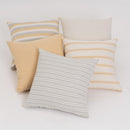Set de 5 cojín de algodón amarillo