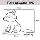 Set de 2 topes de puerta Zorros