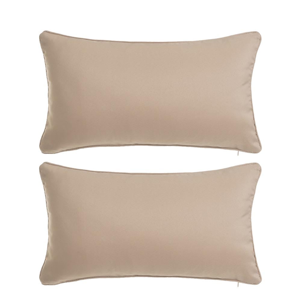 Set de 2 cojines de loneta de 50x30 cm