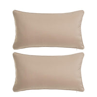 2 cojines de loneta de 50x30 cm