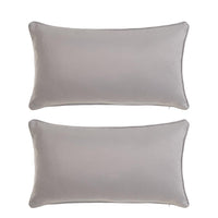 2 cojines de loneta de 50x30 cm