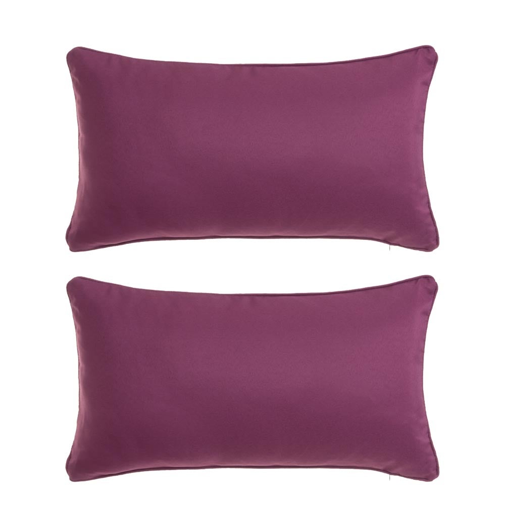 2 cojines de loneta de 50x30 cm