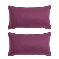 2 cojines de loneta de 50x30 cm